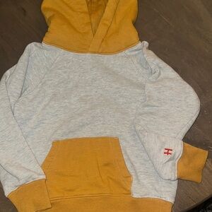 HOMAGE Gray and Mustard Kids Hoodie